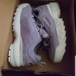 Purple Filas size 6